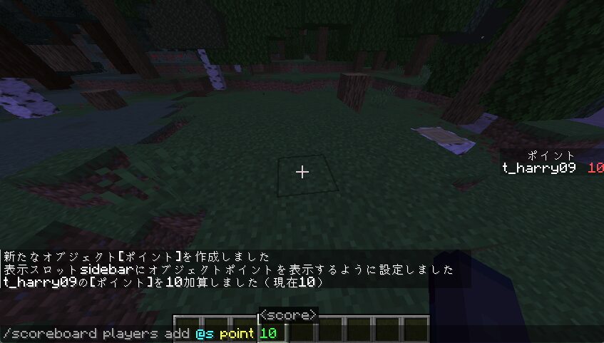 マイクラscoreboardコマンド